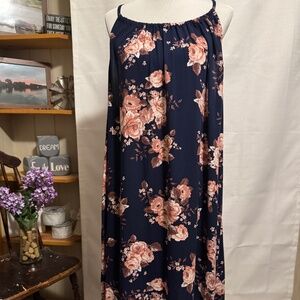 Maurices Navy & Pink Tank Dress